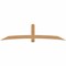 Ekena Millwork Bellingham Timber Gable Bracket, Western Red Cedar, 108"W x 27"H x 3 1/2"D x 5 1/2"F, 6/12 Pitch GBW108X27X0406BEL00SWR - alternate 1